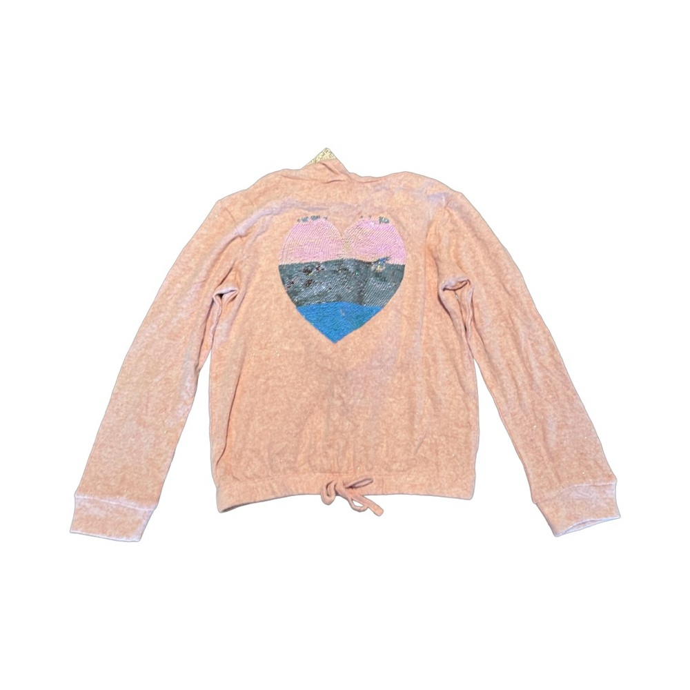 NWT Girl’s Top Size 7 Long Sleeve Hoodie Fall Spring Summer Winter Tee Shirt.